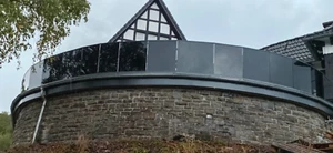 Ganzglas Balkon Und Terrassen Geländer für ESG-VSG Mit Prüfzeugniss - Bild 1 von 5