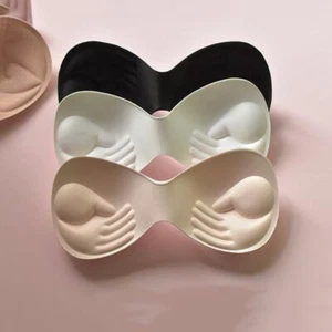 Women Self Adhesive Strapless Bra Reusable Padded Invisible Sticky Push Up Bra - Picture 1 of 11
