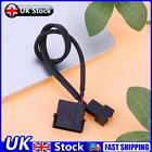 4Pin Ide To 1-Port 3Pin/4Pin Cooler Cooling Fan Splitter Power Cable Uk