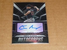 2023 Panini Chronicles OWEN MURPHY AUTOGRAPH/AUTO OBSIDIAN /25 BRAVES B5267