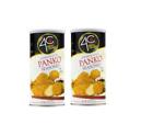 4C Brotkrümel leicht & knusprig Panko gewürzt mit Pecorino Romano Käse und Pfanne