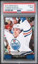 PSA 9 MINT Connor McDavid 2015 Collection Upper Deck #CM-12 Rookie Card