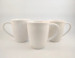 Set of 3 Gorham Pickwick White Mugs - Picture 1 of 7