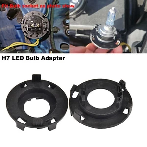 H7 LED Headlight Bulb Adapter Holders Socket Retainer For Kia K3 K6 Fits Hyundai - Foto 1 di 6