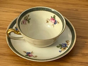 Flat Cup & Saucer Set The Durham by Tirschenreuth - Picture 1 of 6