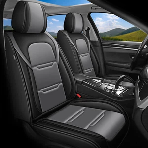 For Volkswagen Tiguan 2009-2024 Leather Waterproof Front&Rear Car 5-Seat Covers - Picture 1 of 9