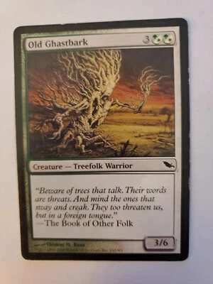 MTG Magic The Gathering Card Old Ghastbark Creature Treefolk Warrior Shadowmoor  - Image 1 of 2