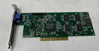 Number Nine Reality 334 SGRAM 4MB Video Card AGP 01-334003-00 REV 01 - Image 1 of 4