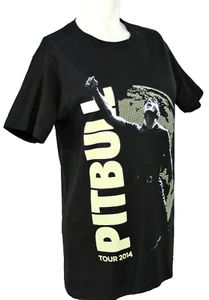 Pitbull 2014 Concert Tour Black T Shirt Unisex Size Small - Picture 1 of 9