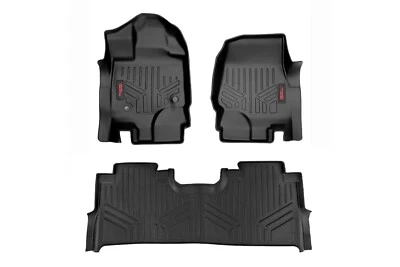 Forros de piso de campo áspero cucharones F&R con almacenamiento debajo del asiento para Ford F-150 15-23 Foto 1 de 4