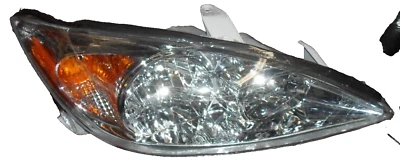 Conjunto de faróis de motorista e passageiro para Toyota Camry 2002-2004 LE XLE - Imagem 1 de 4