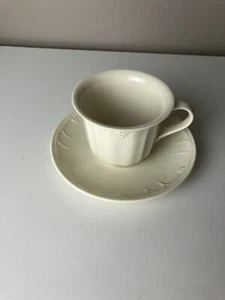 Lenox Casual Elegance Tasse & Untertasse Set Made in USA Elfenbein. - Bild 1 von 10