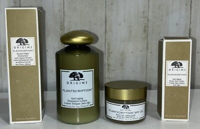 Origins Plantscription Skincare Lot of 4 Anti-Aging Treatment Lotion Power Cream - Image 1 of 4
