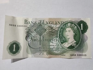 BANK OF ENGLAND ONE POUND NOTE 1967 £1 General Cypher J.S. Fforde Bank Bill - Picture 1 of 2