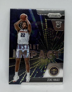 Zeke Nnaji RC #8 INSTANT IMPACT 2020-21 Panini Prizm Basketball (Denver Nuggets) - Picture 1 of 2