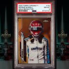 GEORGE RUSSELL 2020 Topps Chrome F1 #192 RC recrue Or réfracteur 07/50 PSA 8