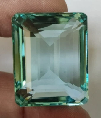 Подарок для женщин большой аквамарин ограненный изумруд 84,9 карата россыпью AAA+ - Изображение 1 из 4
