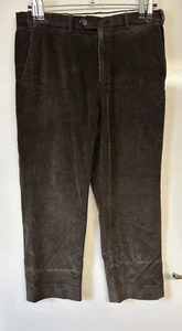 M&S Men’s 36XS Brown Straight Leg Cords Trousers Waist 36” & Inside Leg 27” - Picture 1 of 13