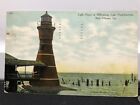 Postcard Light House at Millenburg Lake Pontchartrani New Orleans La Posted 1910