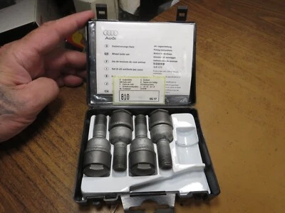 Genuine Audi Q3 Q5 Locking Wheel Bolts Locks Set - Imagem 1 de 2
