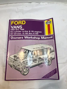 Ford Furgonetas Tamaño Completo E-100 a E-350 1969-1991 Haynes Manual de Reparación Libro 344 - Imagen 1 de 7