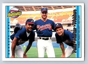 Alejandro Pena / Kent Mercker / Mark Wohlers 1992 Donruss #616 Atlanta Braves - Picture 1 of 2