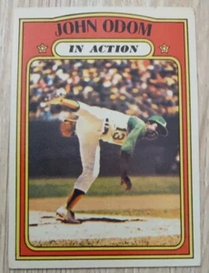 1972 TOPPS #558 JOHN ODOM IA EX - Picture 1 of 2