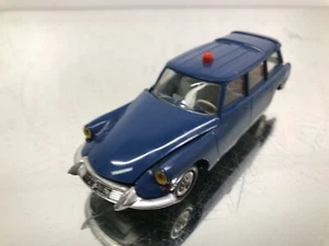 NOREV 40 CITROEN ID19 BREAK AMBULANCE - PLASTIC -BLUE 1:43- POOR - 396 - Bild 1 von 9