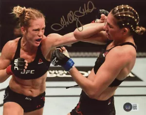 HOLLY HOLM SIGNED HANDSIGNIERT 8x10 FOTO GEFEIERT MMA UFC CHAMPION BECKETT BAS - Bild 1 von 2