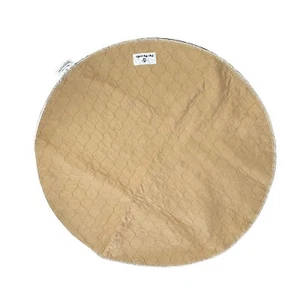 Puppy Pee Pad 36" Round Brown Taupe Pet Parents Reusable & Washable - Picture 1 of 14