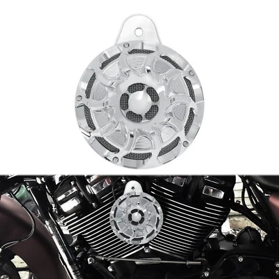 CNC Chrome Horn Speaker Cover Kit Fit For Harley Big Twin Sportster XL 2007-2023 - Изображение 1 из 4