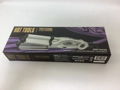 Hot Tools Professional Tourmaline Deep Waver Model UL305 NEW IN BOX - Imagem 1 de 4