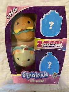 NEW Squishmallows Squishville Mini Scrumptious Mystery Squad 2" Plush Set - Picture 1 of 3