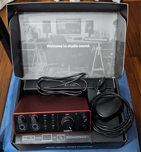 FOCUSRITE SCARLETT 4i4 4TH Generation MK4 scheda audio USB 4 in 4 out Pc Mac Dj - Foto 1 di 4