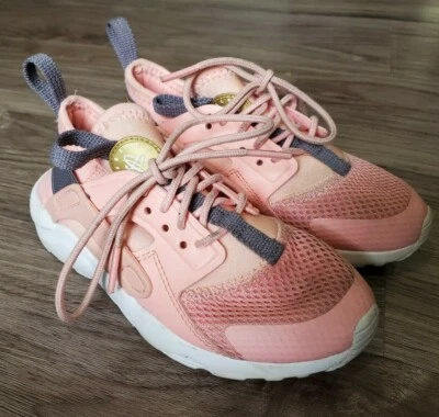 Nike Huarache Ultra Niños Pequeños Zapatos para Correr Blanqueados Coral Rosa Talla 11C Foto 1 de 4
