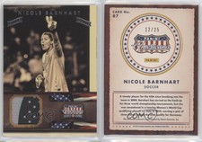 2012 Americana Heroes & Legends Elite Materials Silver Proof /25 Nicole Barnhart
