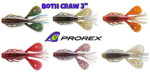 Daiwa Prorex BOTH CRAW 3" / 7,5 cm Creature Bait / Zander Barsch Krebs-Imitat