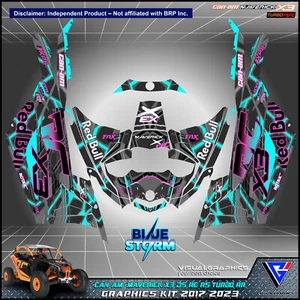 Can Am Maverick X3 DS RC RS Turbo RR 2017 2023 Graphics kit decals stickers utv - Picture 1 of 1