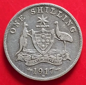 Australia 1917 Shilling - Foto 1 di 2