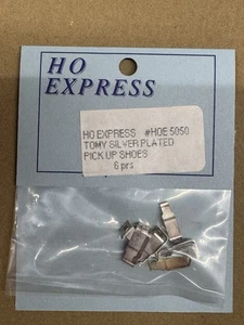 HO Express - Zapatos Pickup Tomy Super G Plus 6pr, Turbo y SRT PLATEADOS - NUEVOS - Imagen 1 de 2