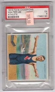 1910 T218 Champions Walter Lee PSA 5 - Picture 1 of 2