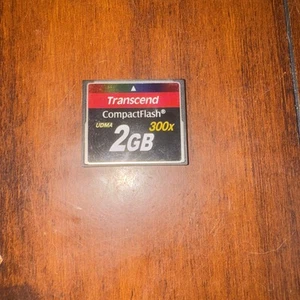 transcend compact flash 2gb 300x - Picture 1 of 1