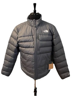 North Face Mens Down Aconcagua 2 Jacket XL 550 Fill Puffer Vanadis Grey Outdoor - Image 1 of 4