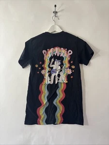 Rip N Dip Rainbow Hippie Funky Cat Graphic Slim Fit T Shirt Size Medium - Picture 1 of 9