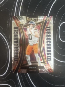 2024 Panini Select - Turbocharged Rookie Bo Nix #16 (RC) Denver Broncos - Bild 1 von 2