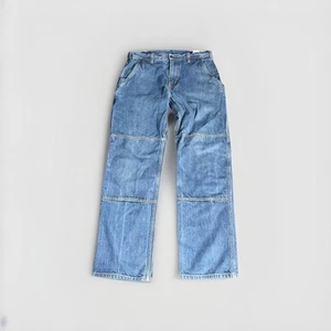 Patagonia Men's 34x34 Fits 32 Steel Forge Denim Pants work wear duck double knee - Picture 1 of 16