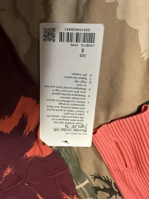 Leggings Lululemon talla 8 nuevos con etiquetas Foto 1 de 2