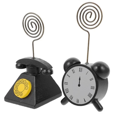  2 Pcs Halter Für Tischkarten Tischkartenhalter Bildclip Platzkartenhalter - Bild 1 von 4