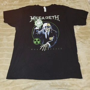 Megadeth Band Rust In Peace T-Shirt Men’s Size XL Licensed 2020 Made By tultex - Picture 1 of 10