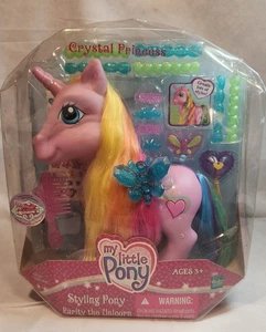 My Little Pony Styling Pony Rarity The Unicorn, Crystal Princess, 2005 NIB, READ - Picture 1 of 13